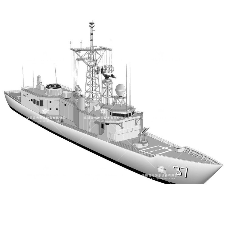 充气侦查船模型